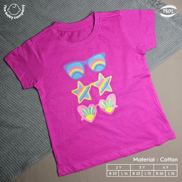 Girl's Rainbow Graphic T-shirt